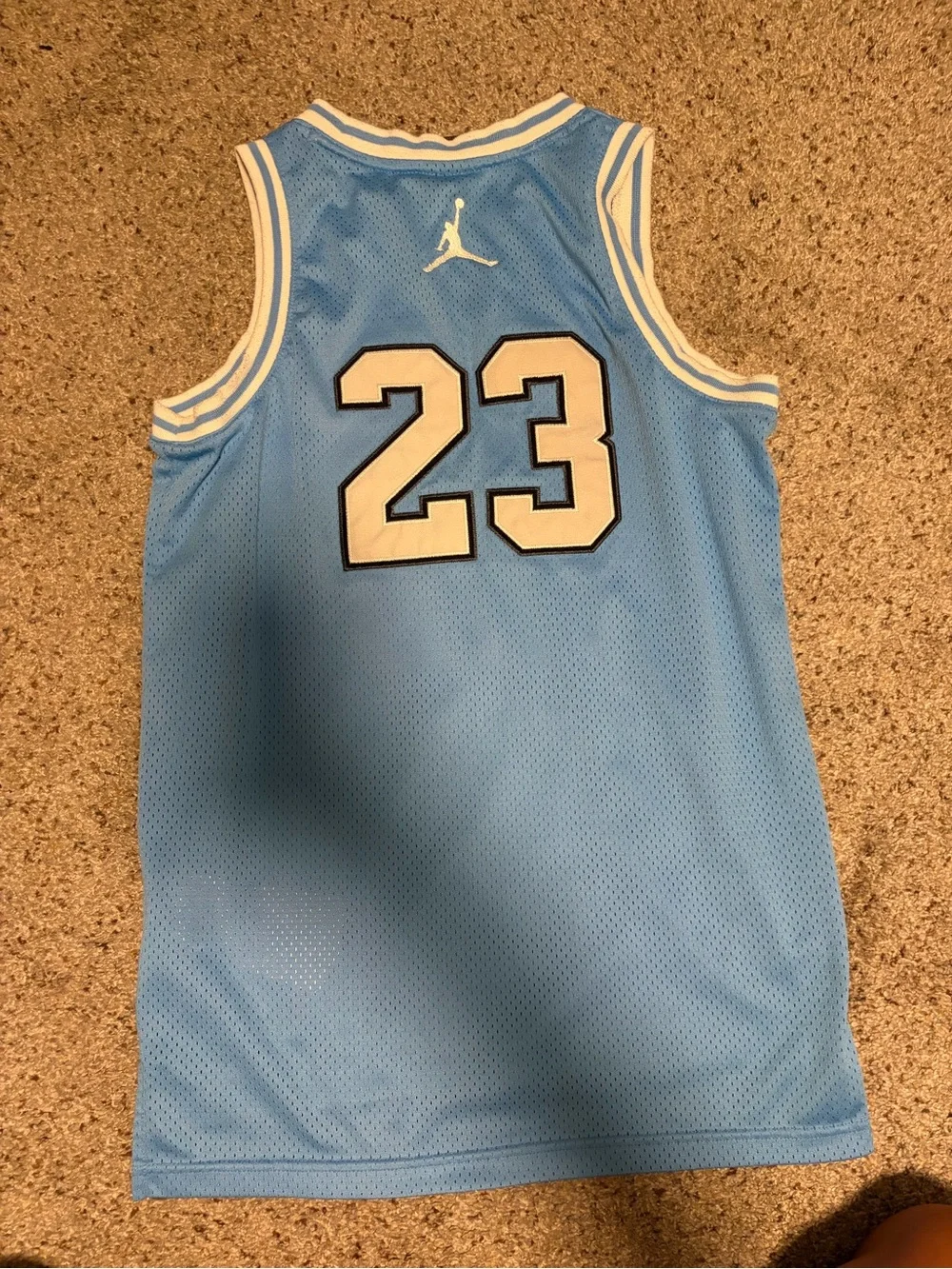 Jordan 23 Light Blue Basketball Jersey